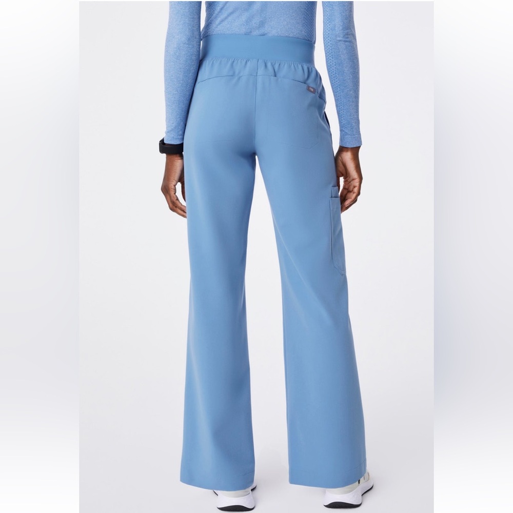 Ceil Blue High Waisted Isabel Wide Leg